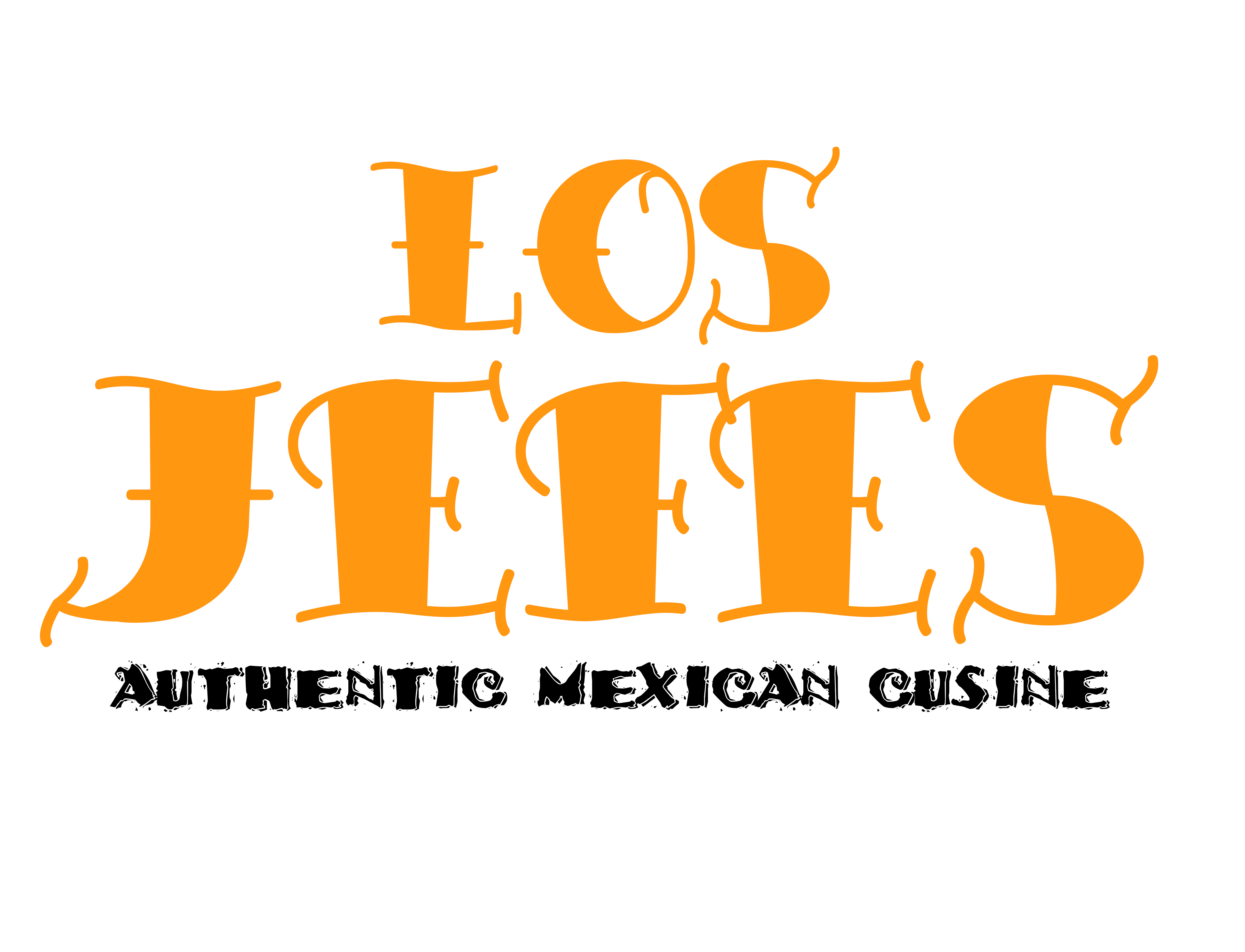 A logo for los jefes mexican restaurant.